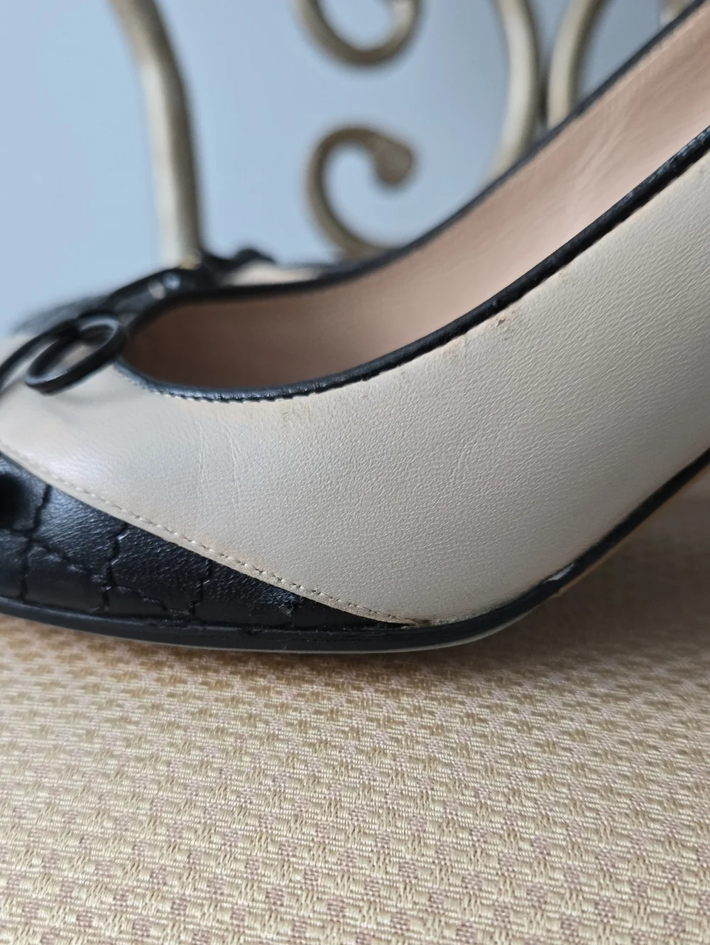 Chanel Vintage Quilted Pattern 2003 Pumps, s9/IT 39